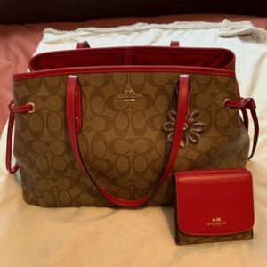Coach purse and wallet